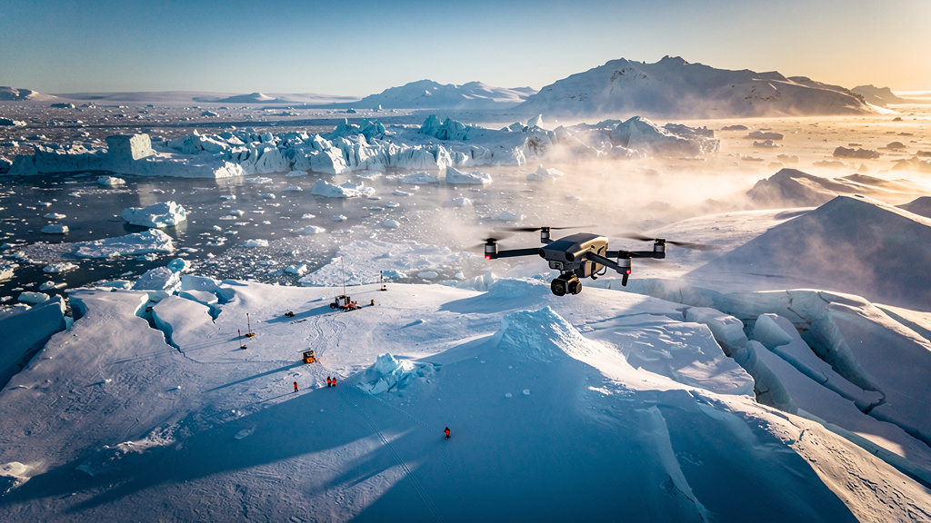 DJI Drones Map Greenland Ice for Climate Science DJI Drones Map Greenland Ice for Climate Science